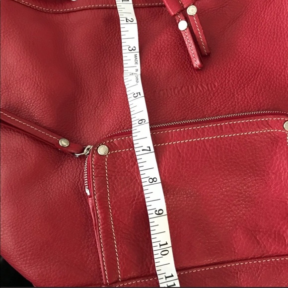 Longchamp red bucket bag - Picture 4 of 9